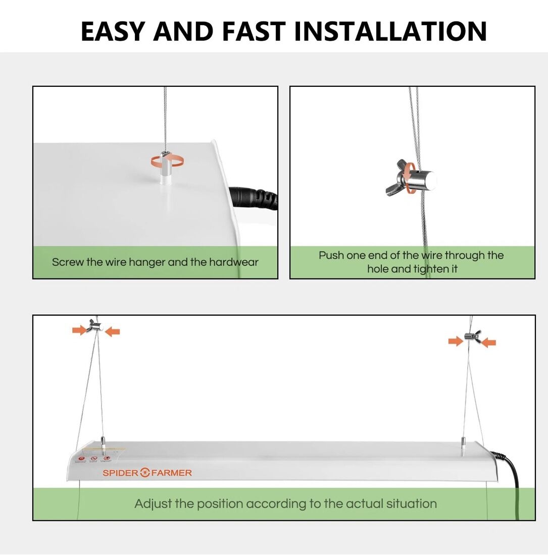 Spider Farmer SF-600 【多肉,育苗,ハーブ】 | 緑化企画-太陽-