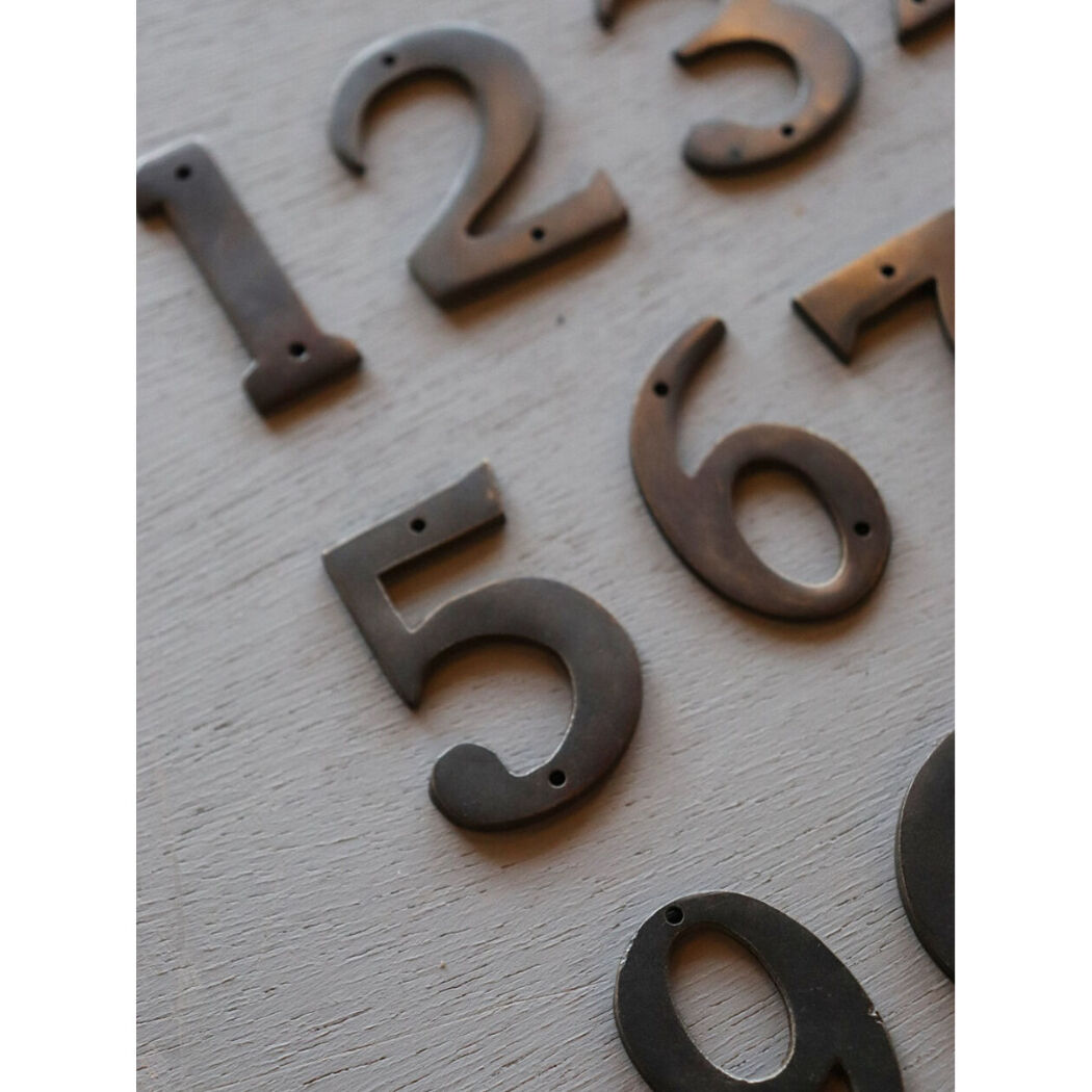 真鍮 数字 小 | DEMODE FUKUNAKA