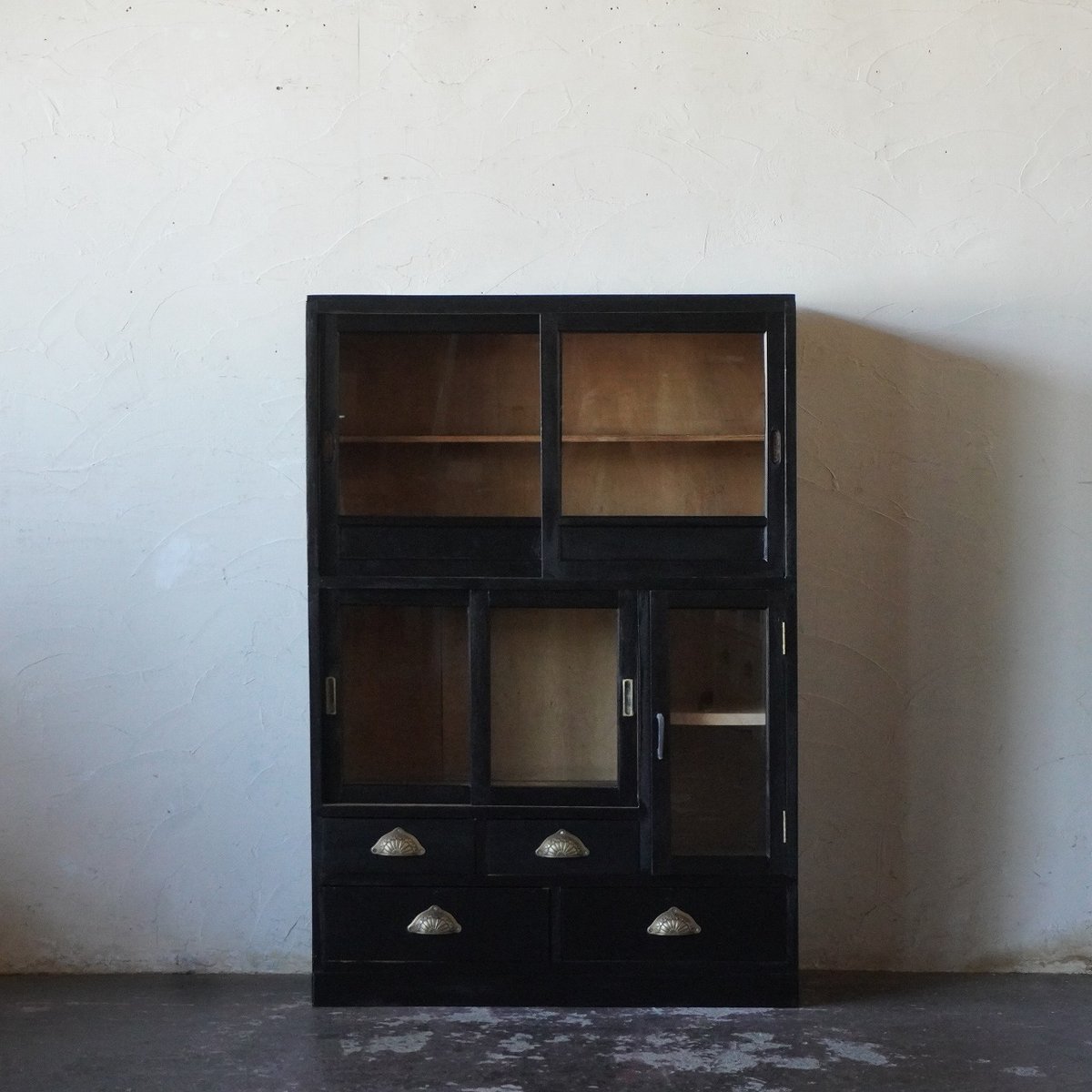 ガラス戸棚 東馬 組合せ家具 キャビネット ガラス戸タイプ TRACT 約幅60cm