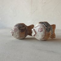 木製の魚