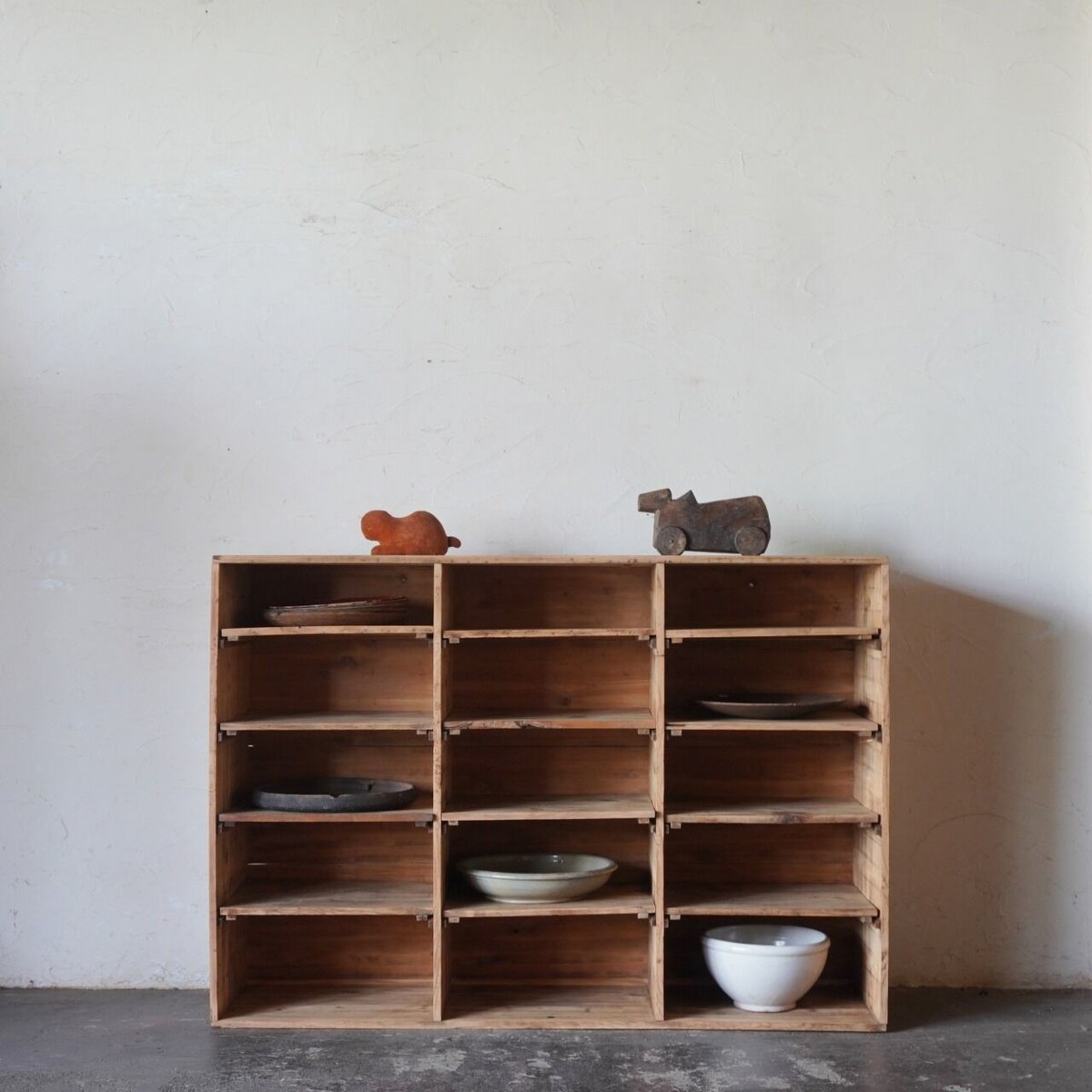 古道具 升目棚 展示棚 古道具 升目棚 展示棚