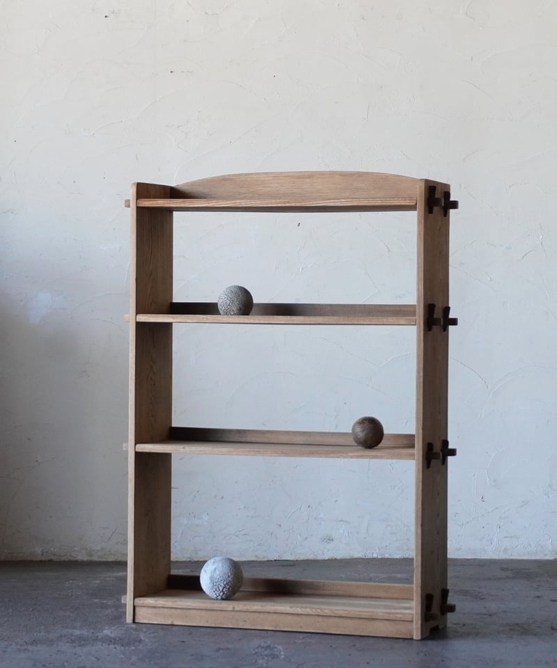 レトロな木製本棚　楔　くさび 本棚 楔 | DEMODE FUKUNAKA