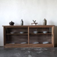 ガラス戸棚　カウンター