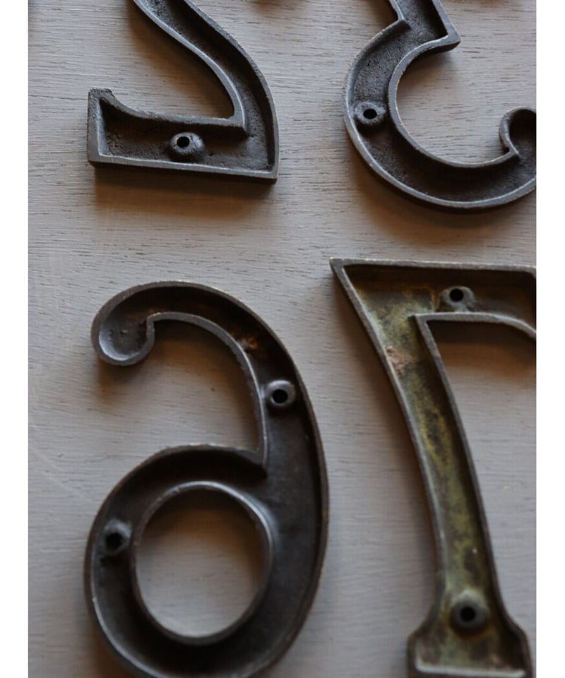 真鍮 数字 大 | DEMODE FUKUNAKA