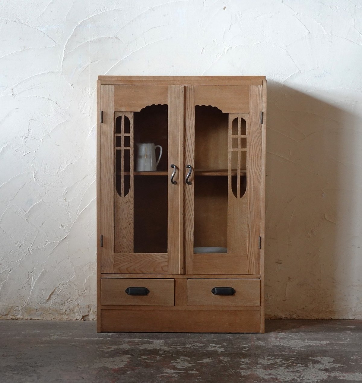 古道具　ガラス扉　棚 ガラス扉棚 | DEMODE FUKUNAKA