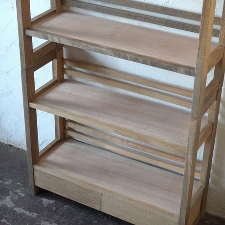 本棚　スタッキング　楢