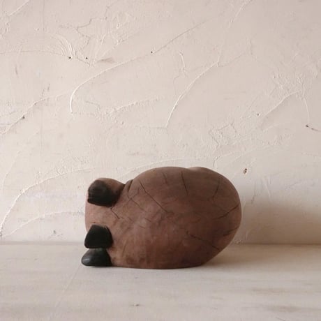 木彫りの狐