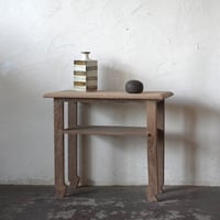 サイドテーブル　楢