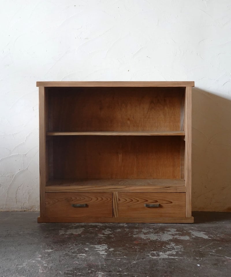 古い大きなガラス戸棚 ガラス戸棚／食器棚 アンティーク・昭和初期