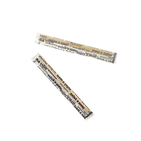 ポリ完封 楊枝付おはし20膳 A