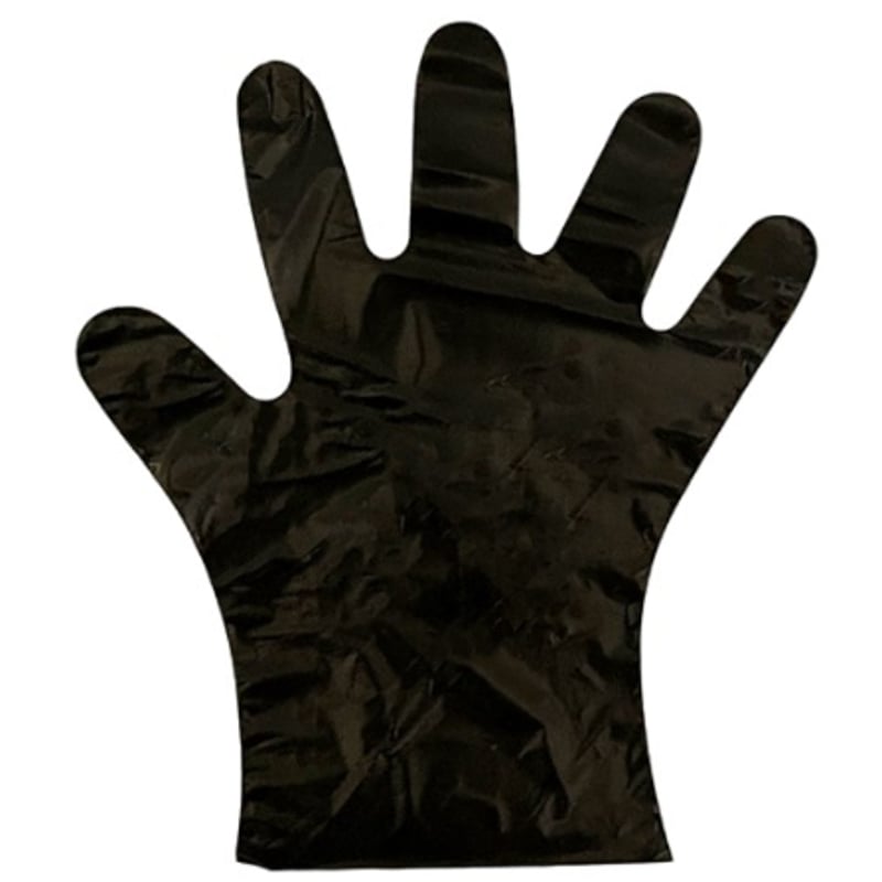 ポリエチレン手袋100枚入 黒 | Kouyu online shop