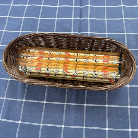 かぶるにゃんポリ袋完封丸竹箸20膳 楊枝付き