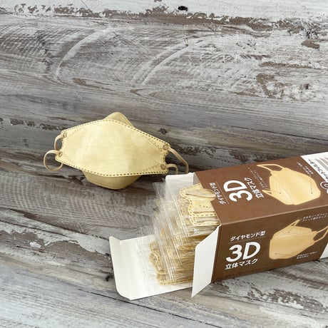【感謝セール実施中！】ダイヤモンド型 3D立体マスク 30枚入