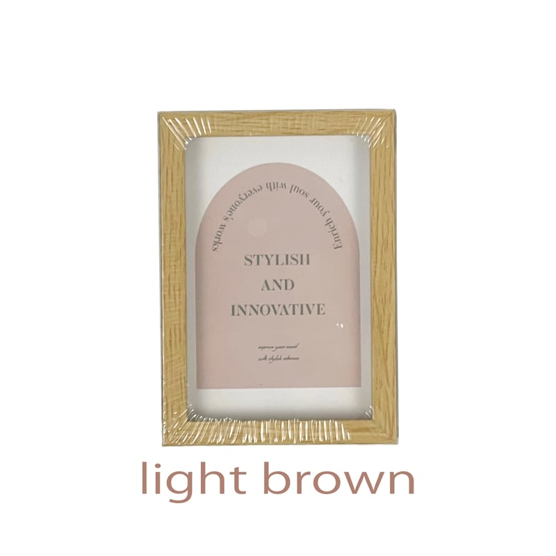 3個セット販売】マグネット付きミニフォトフレーム 木目 | Kouyu