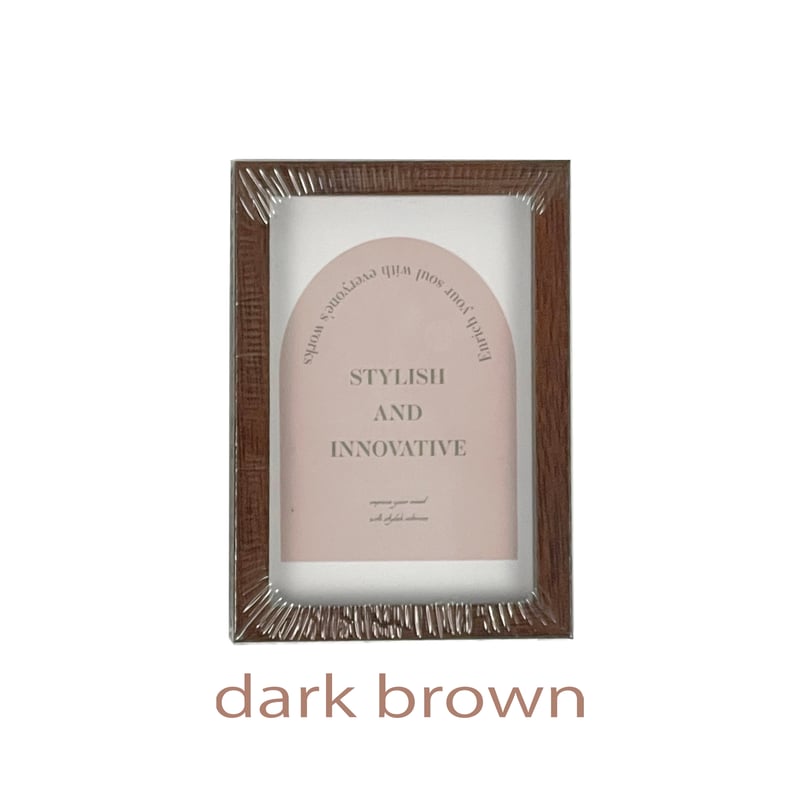 3個セット販売】マグネット付きミニフォトフレーム 木目 | Kouyu