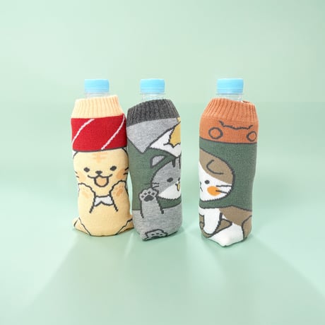 【オンライン限定】かぶるにゃんペットボトルカバー5種コンプリートセット