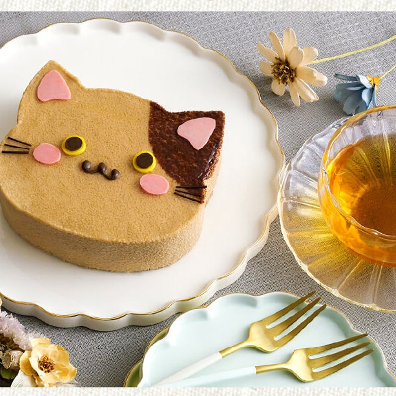 猫ケーキ ブチ mei16 | mogumogu pantry