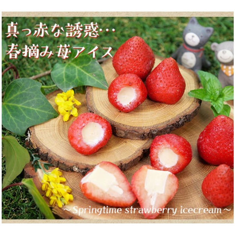 送料無料】春摘み苺アイス 30粒 ytd00013 | mogumogu pantry