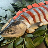 超特級沖塩紅鮭　切り身姿づくり