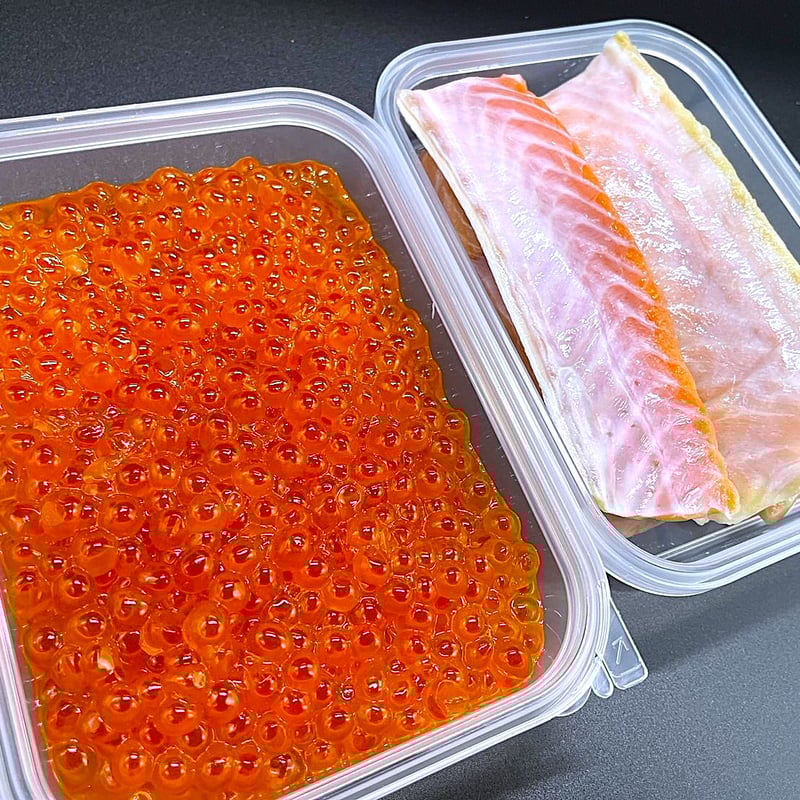 鮭はらすいくら丼セット | 福田海産