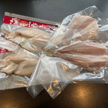 宗八かれい・しまほっけセット　各2枚
