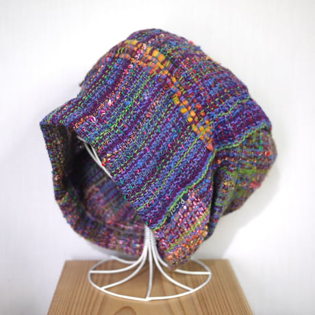 手織りのふにふに帽子 3color