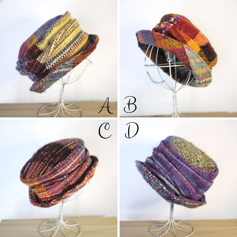 さをり織りケープ 織り糸 和木綿 スラブ糸 単色5本セット 約600g入り 全4色 宮田