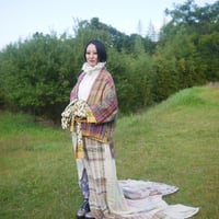 さをり織り　レンタル衣装　長袴風コーデ