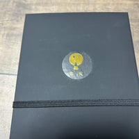 ゴールド　透明ステッカー  10枚