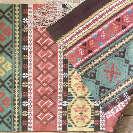 北欧 スウェーデン Mid century 手織りTapestry ラグマット
