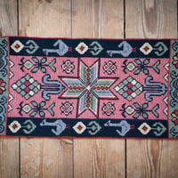 北欧スウェーデン 1980s 手織りTapestry タペストリー 壁掛け