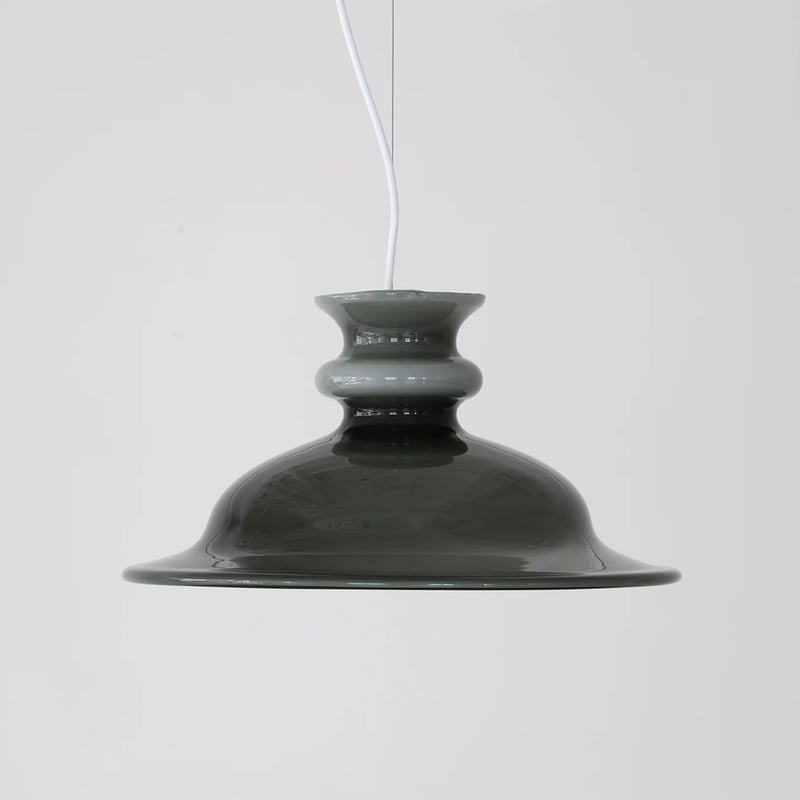北欧デンマーク 1980s Holmgaard Tivoli グレー ペンダントランプ | S