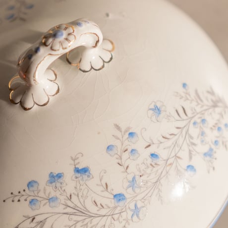 北欧スウェーデン1890s Rorstrand社製 蓋つき大皿