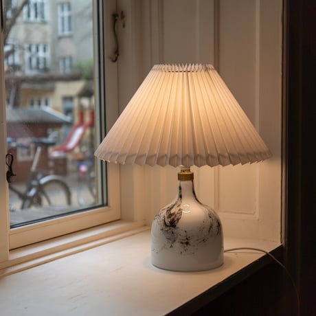 北欧デンマーク1970s Holmegaard ”Lamp Art ”テーブルランプ