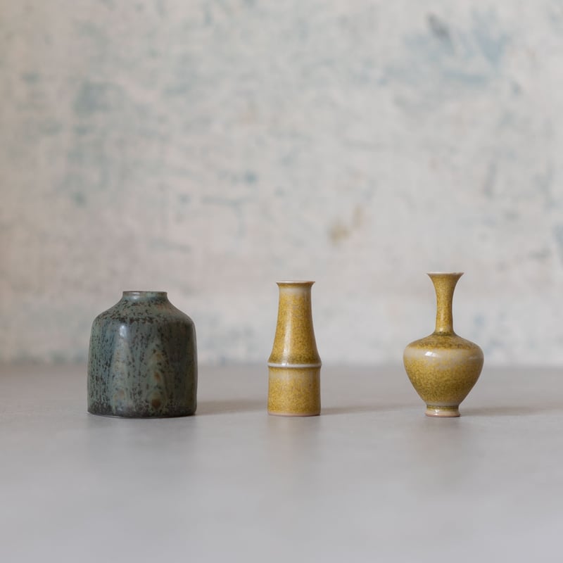 北欧スウェーデン1980s Höganäs ミニチュアフラワーベース | Scandinavi