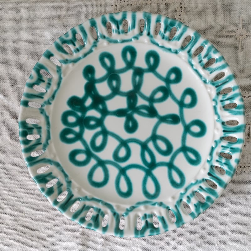 RU-5966　GMUNDNER KERAMIK 　大皿2点　魚形プレート RU-5966 GMUNDNER KERAMIK 大皿2点 魚形プレート