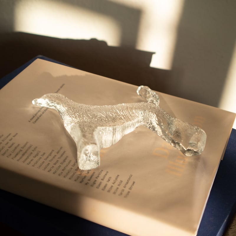 北欧スウェーデン1960s Bertil Vallien/Kosta Boda Zoo アフガ