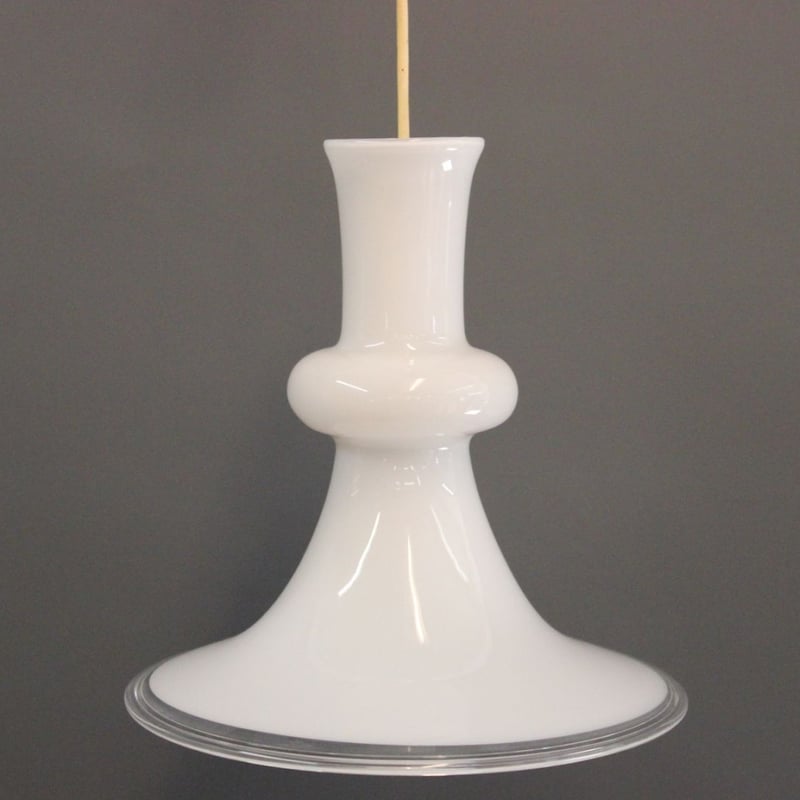 北欧 デンマーク 1970's Holmegaard Etude 28cm ペンダントランプ