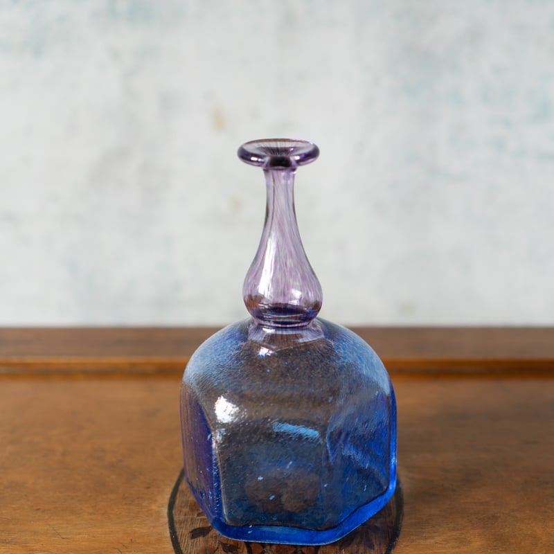 KOSTA-BODA クリスタル花瓶 Crystal Candlesticks by Bengt Edenfalk