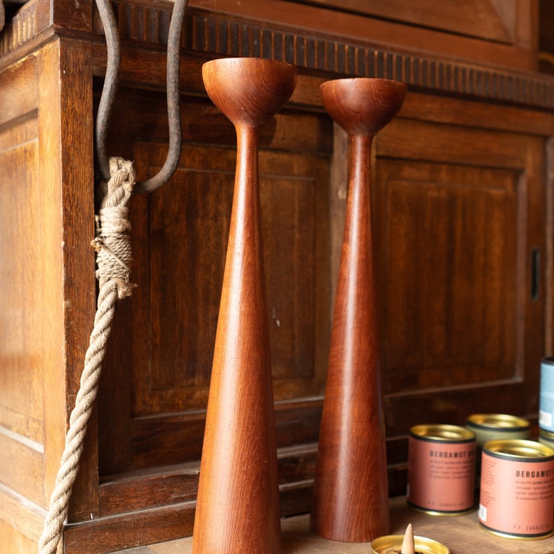 デンマーク製 1980's キャンドルホルダー (大) | Scandinavian