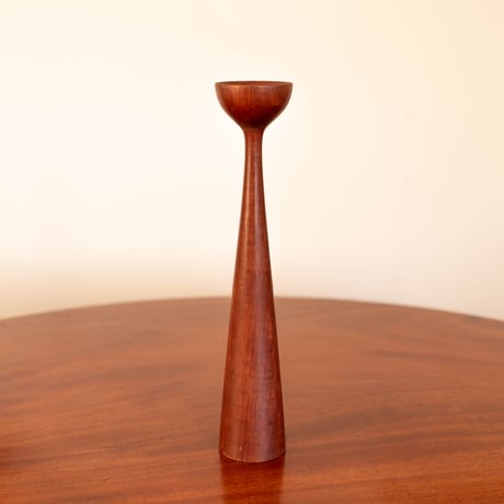 1960年代 デンマーク ビンテージ キャンドルホルダー ウォールナット * 1960年代 デンマーク ビンテージ キャンドルホルダー