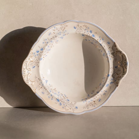 北欧スウェーデン1890s Rorstrand社製 蓋つき大皿