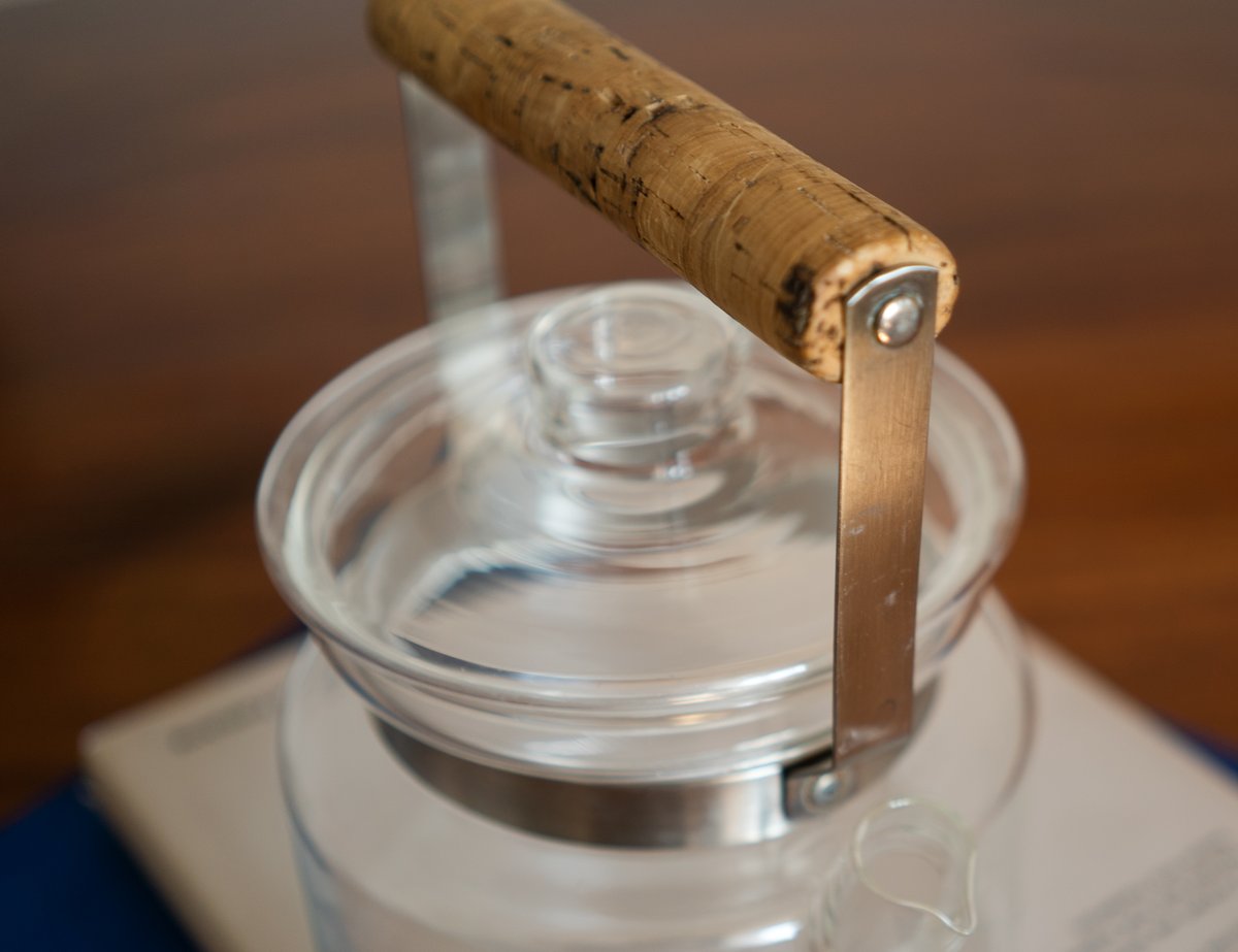 北欧 スウェーデン 1970's Signe Persson-Melin ガラスティーポット&