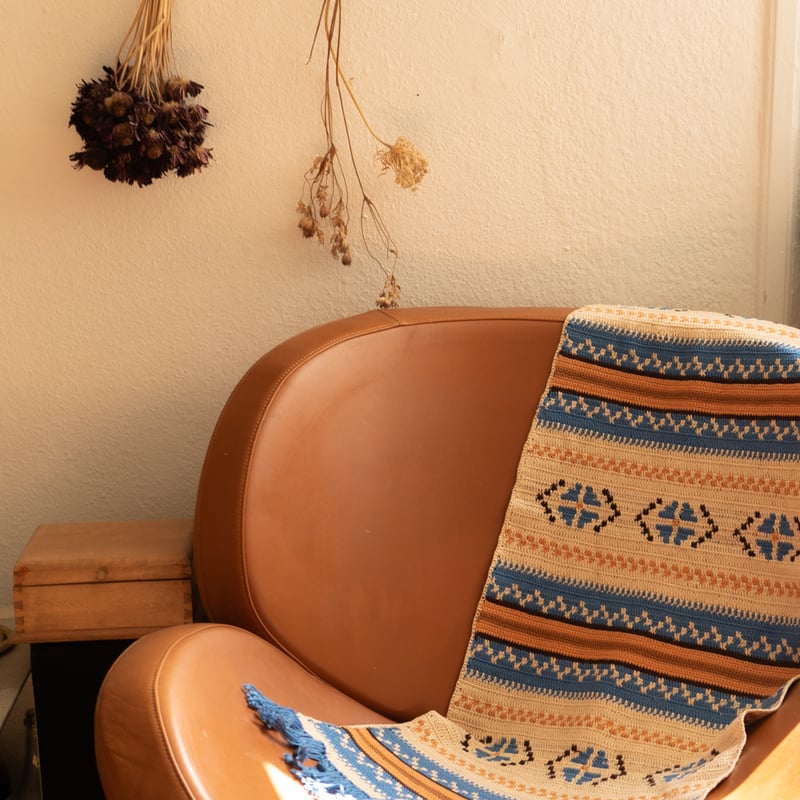 北欧 スウェーデン Mid century 手織りTapestry ブランケット 北欧 スウェーデン Mid century 手織りTapestry ブランケット