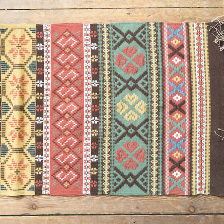北欧 スウェーデン Mid century 手織りTapestry ラグマット