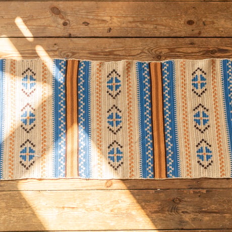 北欧 スウェーデン Mid century 手織りTapestry ブランケット