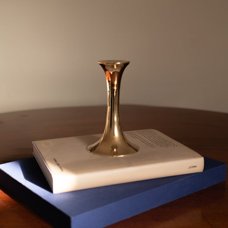 北欧 デンマーク 1950's トランペット キャンドルホルダー