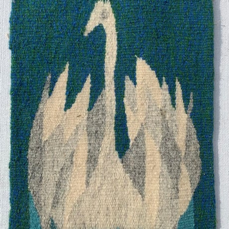 北欧スウェーデン 1980s フレミッシュ織 絵織物 FLAMSKVÄVNAD