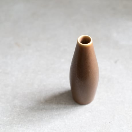 北欧 デンマーク PALSHUS パルシュス  花瓶 フラワーベース 茶