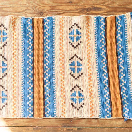北欧 スウェーデン Mid century 手織りTapestry ブランケット